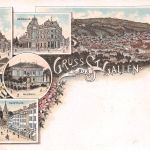 Schweiz St. Gallen Litho Mehrbild ngl 301.329
