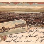 Schweiz Zürich Litho Mehrbild gl1897 301.335