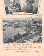 Italien Venedig Stadt und Hafen Kaiserfeier Werbezudruck gl1898 301.344