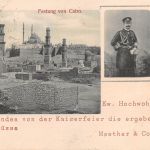 Ägypten Cairo Festung Kaiserfeier Werbezudruck gl1898 301.347