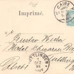 Ägypten Cairo Festung Kaiserfeier Werbezudruck gl1898 301.347
