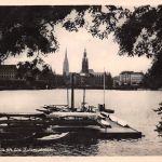 Hamburg Partie an der Ruinenalster gl1949 301.382