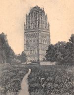 Frankreich 60 Chiry bei Noyon Der Turm durch Granaten zerstört feldpgl1918 301.763