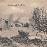 Militär I. WK St. Souplet Zerstörte Gebäude feldpgl1916 301.773