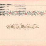 Glückwunsch Fröhliche Weihnachten Prägekarte gl1913 301.783