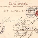Schweiz Schaffhausen Oberstadt Litho gl1898 301.823
