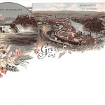 Schweiz Schaffhausen Litho Mehrbildkarte ngl 301.827