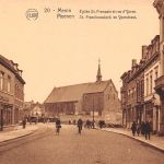 Belgien Menin Eglise St. Francois et rue d`Ypres ngl 302.290