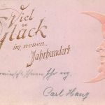 Glückwunsch Neujahr Prägekarte gl1900 302.311