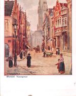 Belgien Brugge Vlamingstraat Künstlerkarte sign. ngl 302.312