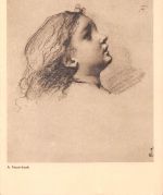 Künstler/Maler A. Feuerbach Kinderköpfchen ngl 302.316