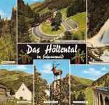 Landschaften-AK Schwarzwald Das Höllental ngl 302.370