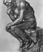 Skulptur Der Denker Auguste Rodin ngl 302.397