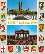 Berlin Einheit 3. Oktober Mehrbildkarte ngl 302.504