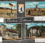 Berlin Schlösser Mehrbildkarte gl1982 302.506