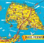 Insel Fehmarn Landkarten-AK ngl 304.413