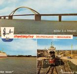 Insel Fehmarn Fehmarnsund-Brücke Mehrbildkarte ngl 304.417