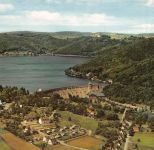 Edertal Edersee mit Sperrmauer gl1976 304.555