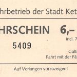 Ketzin (Havel) 3 versch. Fährscheine, keine AK! ngl 304.666