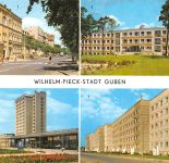 Guben Wilhelm-Pieck-Stadt Mehrbildkarte gl1976 304.760