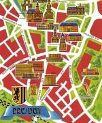 Dresden Stadtplan-AK ngl 304.771