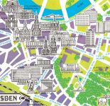 Dresden Stadtplan-AK ngl 304.772