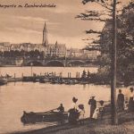 Hamburg Alsterpartie mit Lombardsbrücke ngl 304.856