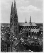 Lübeck Marienkirche vom Petrikirchturm ngl 304.863