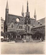 Lübeck Marktbrunnen mit Rathaus ngl 304.868