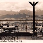 Seeg Terrassenblick vom Weinhaus Seeleuten bei Seeg im Allgäu bahnpgl1938 304.950