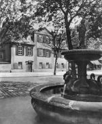 Weimar Schillerhaus mit Gänsemännchenbrunnen gl 304.962