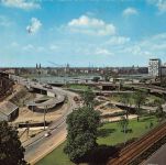 Mannheim Auffahrt zur Rheinbrücke gl1964 305.065