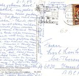 Heidelberg Verschneites Heidelberg gl1983 305.069
