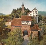 Hirschhorn (Neckar) Blick in den Burghof ngl 305.075