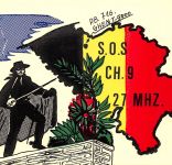 Belgien Funkerkarte Zorro D.X. ngl 305.100