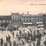 Großbritanien Bury St. Edmunds Market Hill gl1910 305.114