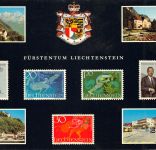 Liechtenstein Briefmarkenkarte gl1978 305.130