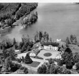 Schweden Svarta Flygfoto över Herrgärdspensionatet gl1961 305.134