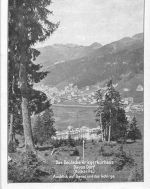 Schweiz Davos Dorf Blick auf Davos, Deutsches Kriegerkurhaus ngl 305.147
