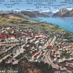 Schweiz Lausanne-Ouchy Panorama Landkarten-AK ngl 305.178