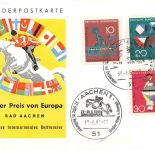 Aachen Sonderpostkarte Großer Preis von Europa Reitturnier 1968 gl1968 305.204
