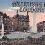 Köln Deutscher Ring mit Glitzer Greetings from Cologne ! ngl 305.214