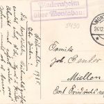 Bladernheim Posthilfstempel gl1935 305.301