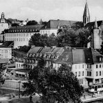Siegen Siegbrücke Unteres Schloß und Martinikirche gl 305.368