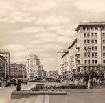 Berlin Stalinallee Blick nach Westen gl1960 305.477