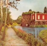 Wörlitz LandschaftsparkStein mit Villa Hamilton ngl 305.493