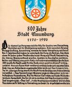 Naumburg (Saale) 800 Jahre Stadt Naumburg ngl 305.494