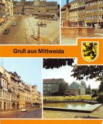 Mittweida Mehrbildkarte gl1990 305.517