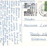Bremen Blick auf Marktplatz, Rathaus und Dom gl1960 305.543