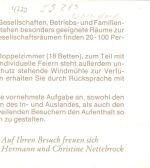 Beckum i. W. Hotel Restaurant "Zur Windmühle" Doppelkarte ngl 305.576
